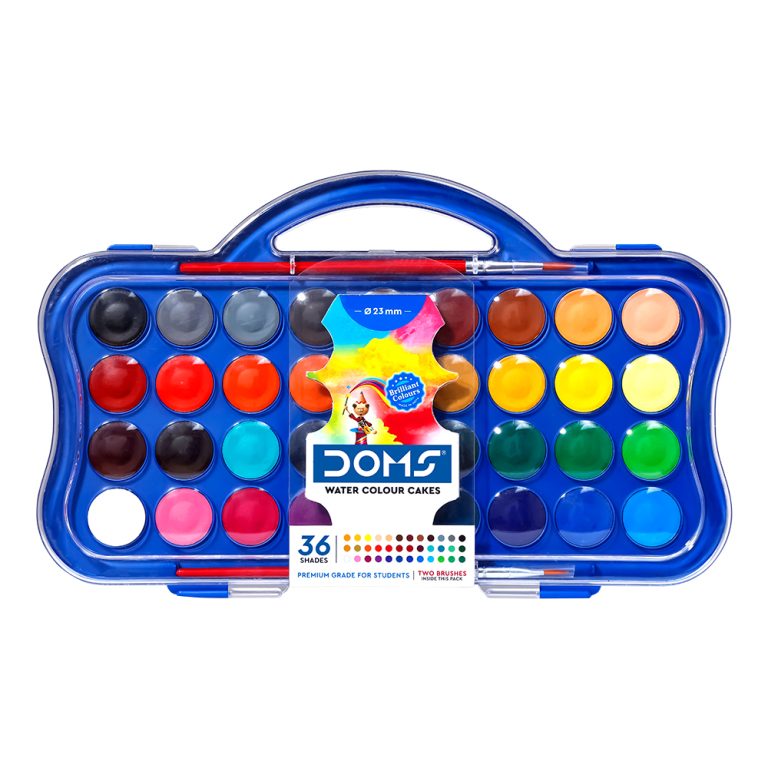 DOMS Water Color Cakes Set of 23mm 36 Shades