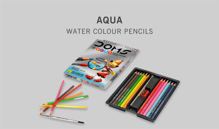 DOMS aQUa 7928 Watercolor Pencil 12 Shades