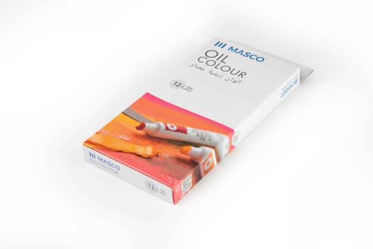 MASCO Oil Paint Set of 12 Colour,12mlx12 tubes