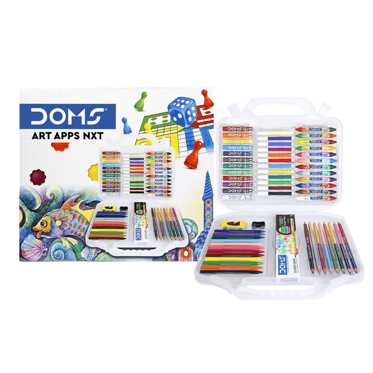 DOMS Gifting Range for Kids Art Apps NXT Kit with Plastic Carry Case