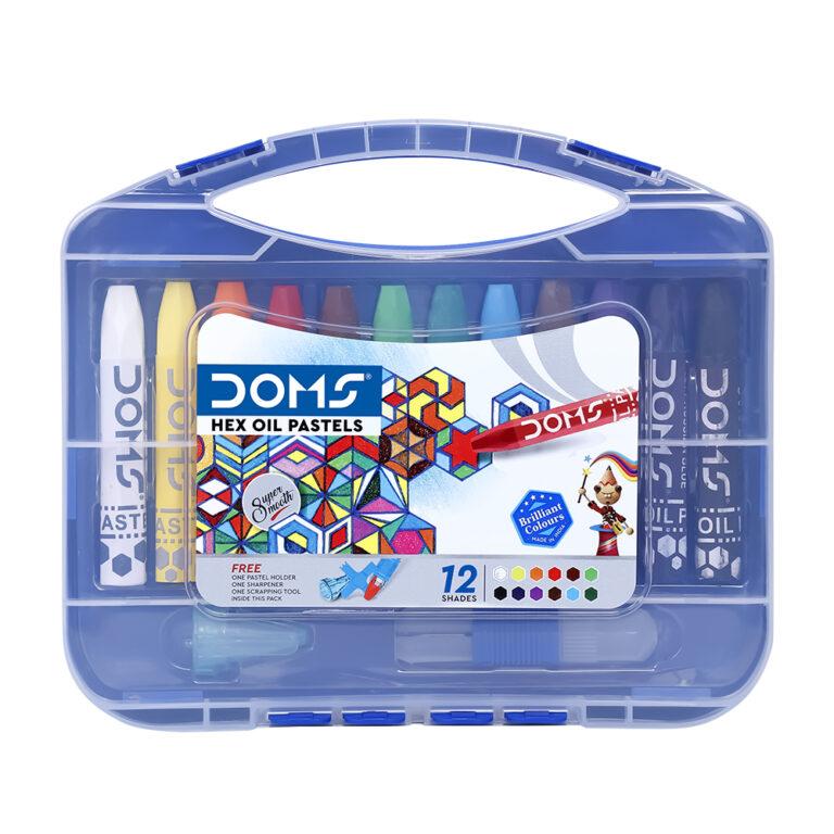 DOMS HEX Oil Pastels Set of 12 Shades