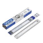DOMS M Series 20cm Transparent Scale (Pack of 10)