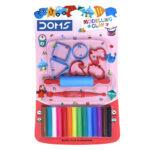 DOMS Modeling Clay 175g Set with 14 Shades