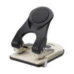 PERFO-40 2 Hole Heavy Duty Metal Paper Punch | Removable Chip Tray| 40 Sheets Capacity | Office Essentials