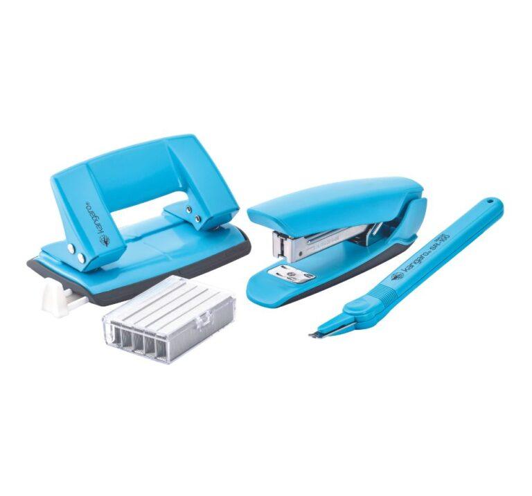 Multipurpose Gift Set SS-N35 | Home, Office and School Use| Set of 4 Items | 1 Stapler Nowa-35 | 1 Staple Remover SR-500 | 1 Perforator Aion-10G | 1 Staple Box