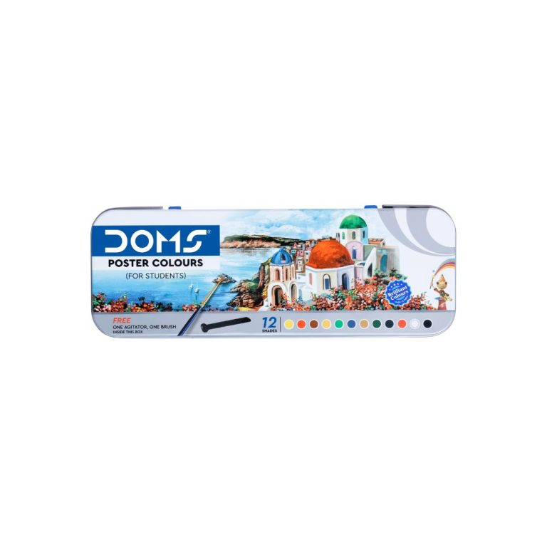 DOMS Poster Colors Set of 12 Shades