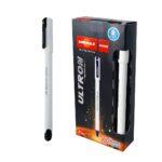 UNIMAX 12-Piece ULTRON 2X 0.7mm Ball Point Pen Set,Black