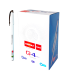 UNIMAX 50-Piece G4 0.7mm Ball Point Pen Set,Black