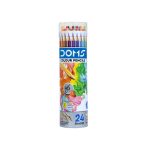 DOMS Wooden Colors Round Tin 24 Shades Set