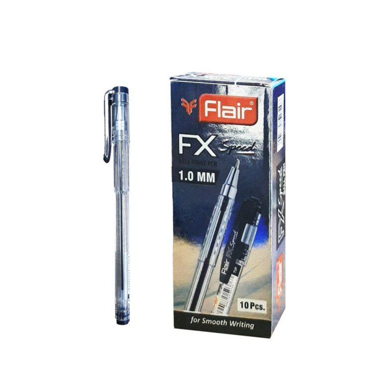 Flair FX Speed Ball Point Pen 1.0mm Set of 10pcs,Black