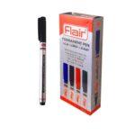 Flair Permanent Pen Set of 10 Pcs,Black
