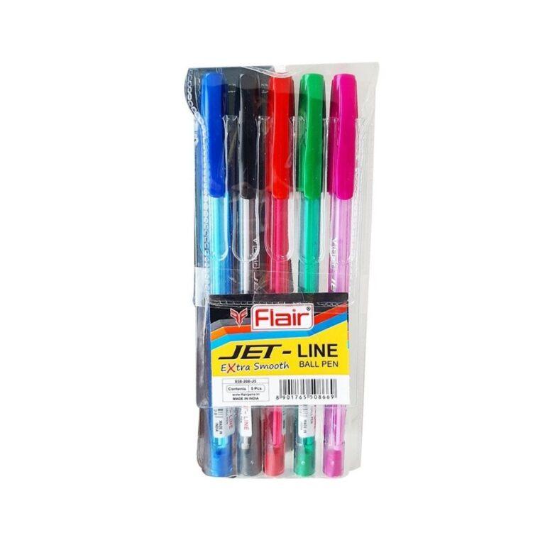 Flair Extra Smooth 5 Color Ball Pen Set