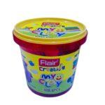 Flair Creative Non-Toxic and Child safe Super Smooth Clay Pack 8 Color,1 Roller,8 Shape Cutter Moulds and 4 pcs clay Craft Tools