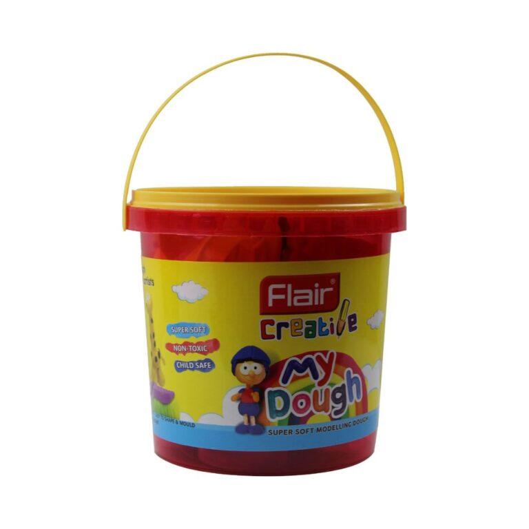 Flair Creative Non-Toxic and Child safe Super Smooth Clay Pack 6 Color,1 Roller,8 Shape Cutter Moulds, 4 Dough Craft Tools and 4 pcs clay Craft Tools