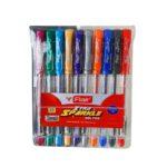 Flair Xtra Sparkle Gel Pen Set of 10 Colours