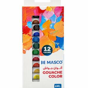 Gouache Colour Paint Set 12 Colours 6 ml Tubes