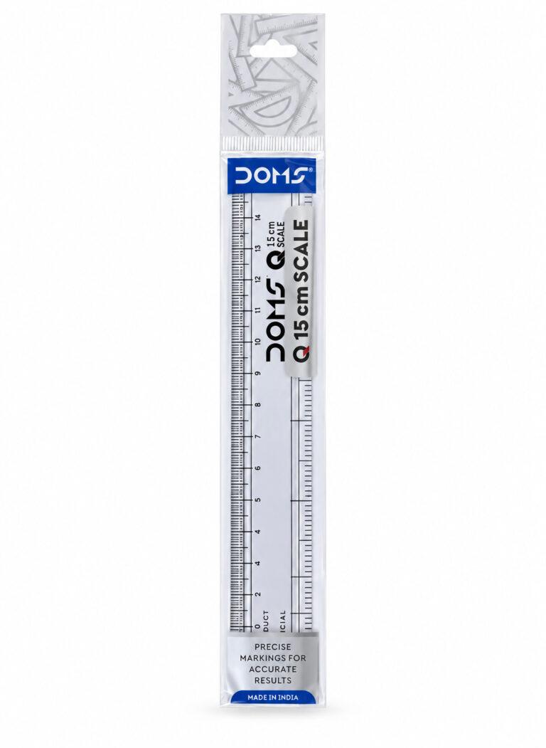 15 cm Transparent Ruler with Precise Measurement Markings