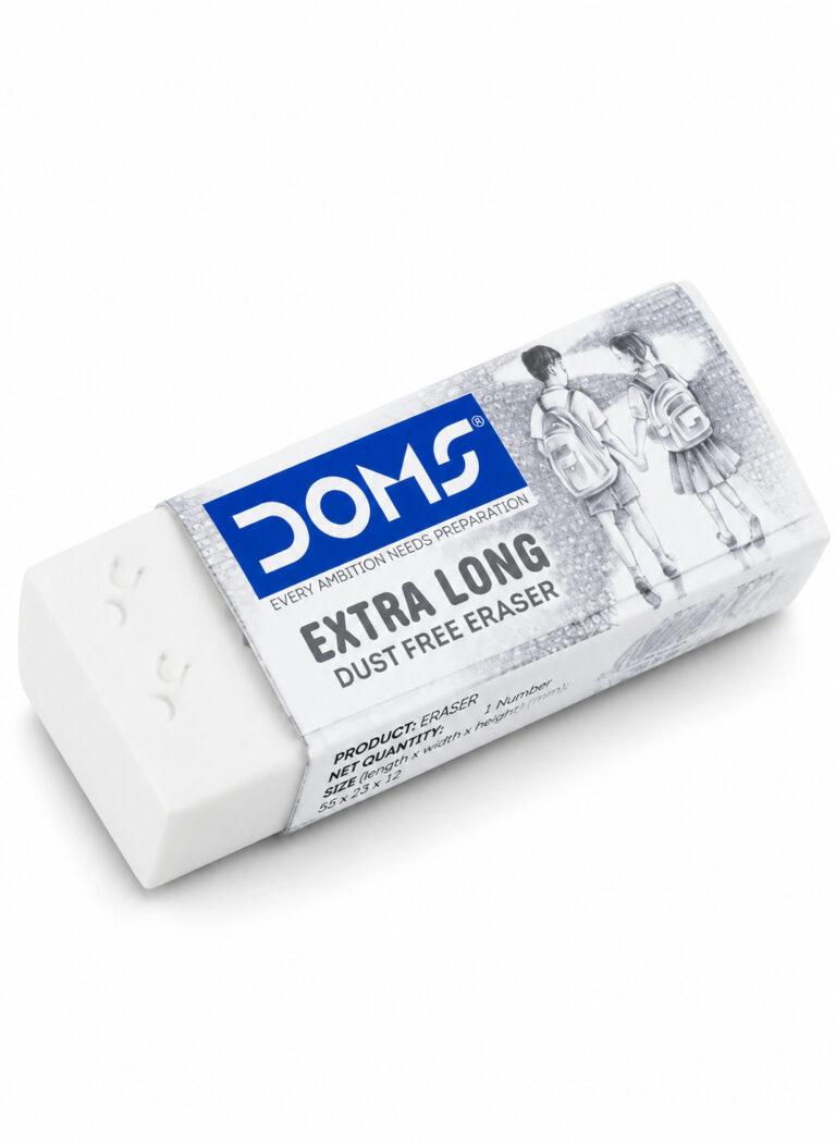 Extra Long Dust-Free Eraser, 55 x 23 x 12 mm
