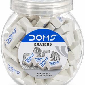 Pencil Erasers for Clean & Clear Erasing, 28 x 14.5 x 9.5 mm, Pack of 100