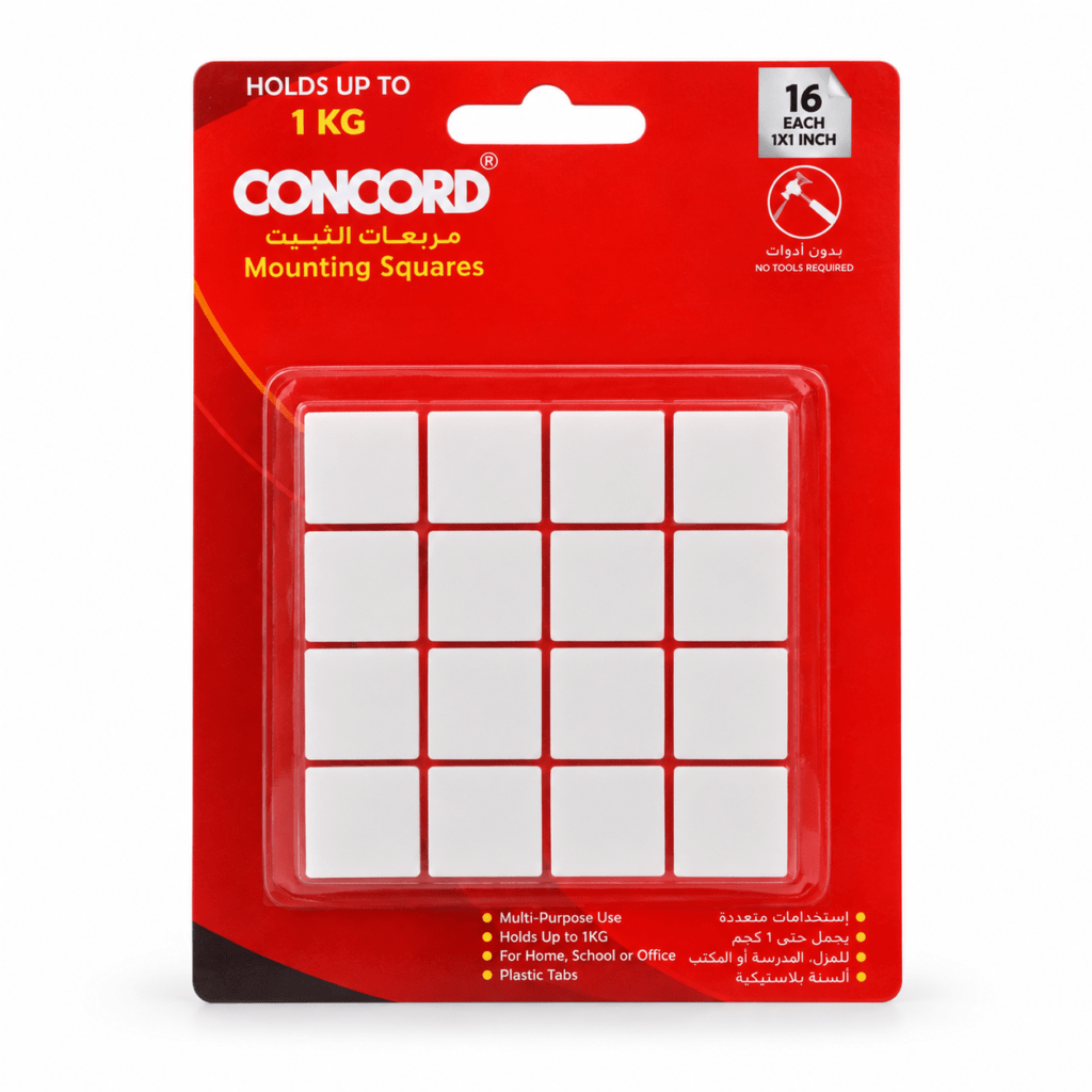 شطرطون وجهين مربعات — 16 EACH 1X1” — CC-SQ1IN