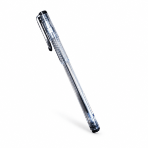 Flair FX Speed 1.0mm black ink pen with clear barrel and black clip
