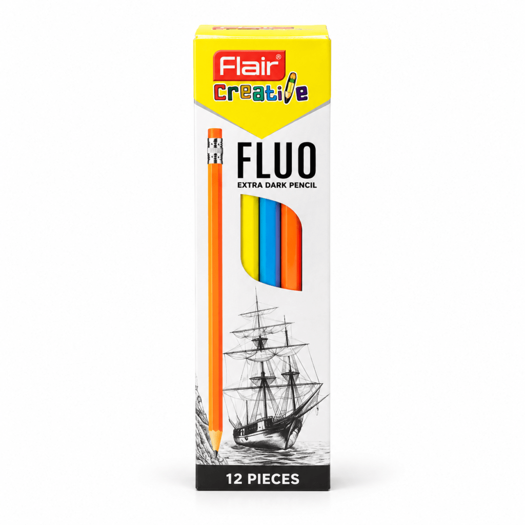 Flair Fluo Pencil — 12 PCS — FA8077