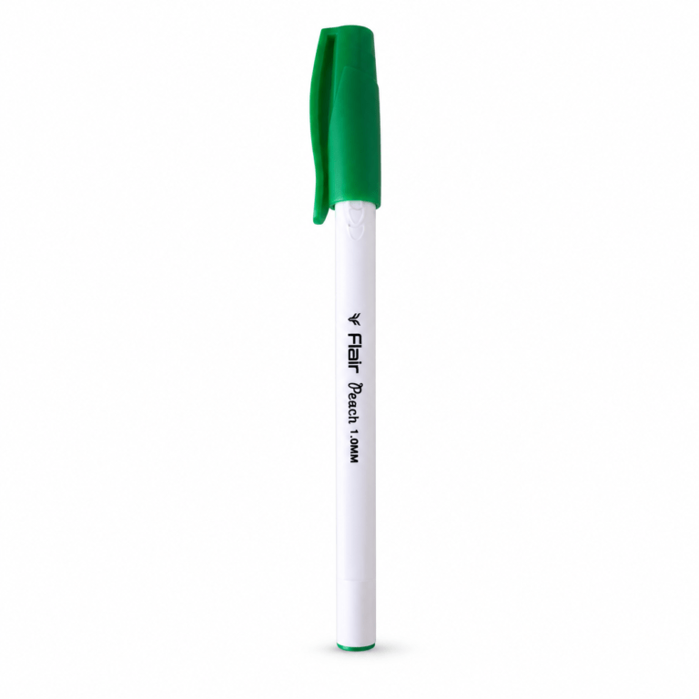 Flair Peach Ball Pen 1.0mm Set of 10 pcs,Green