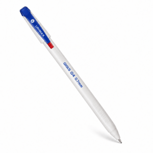 GIGIS G4 blue 0.7mm ballpoint pen on white background