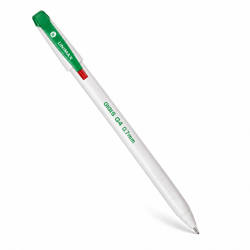 UNIMAX 12-Piece G4 0.7mm Ball Point Pen Set,Green