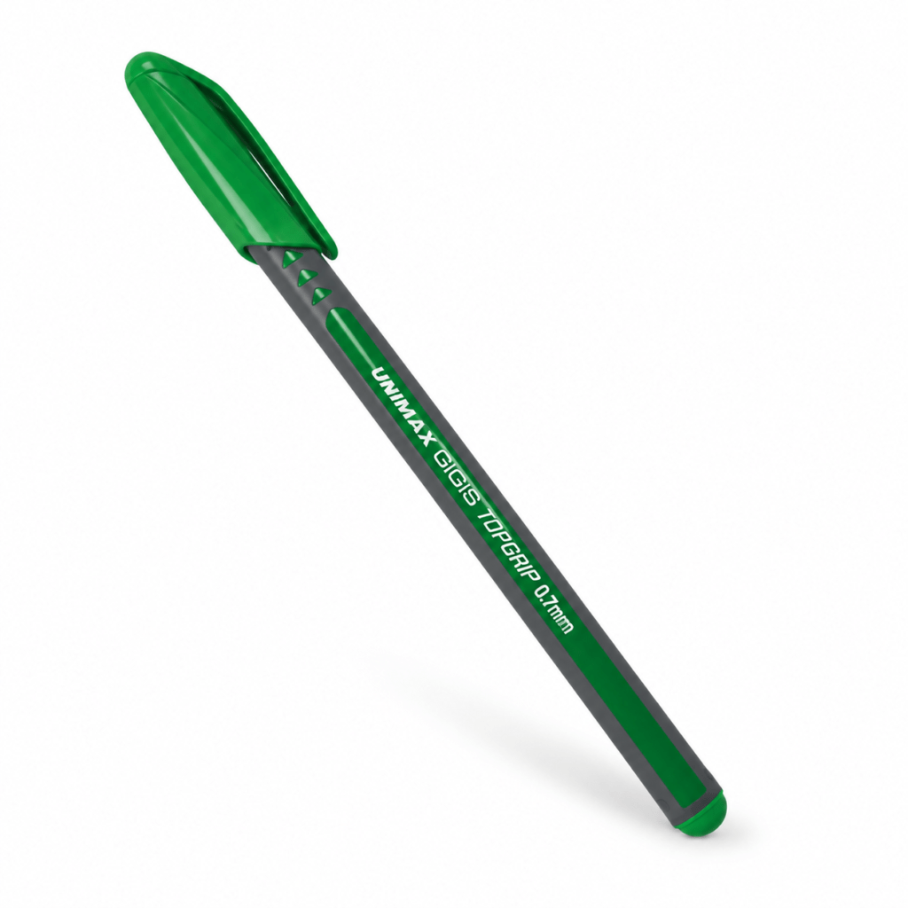 12-Piece TopGrip 0.7mm Ball Point Pen Set,Green