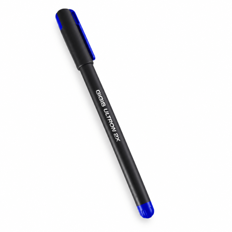 UNIMAX 12-Piece ULTRON 2X 0.7mm Ball Point Pen Set,Blue