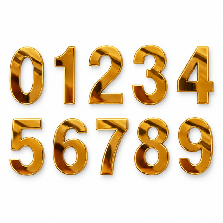 Metal Number — 0 1 2 3 4 5 6 7 8 9 — 0361NO0