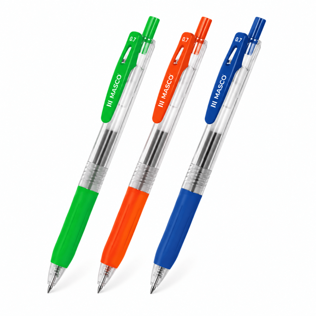 Gel Pen — 10 COLOR — 0381CLIP10