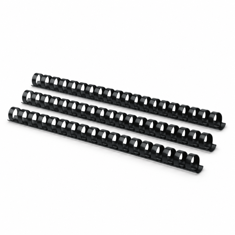 Binding Combs — 22MM - BLACK - 195 PAPER - 8/7” — MS22MMBK