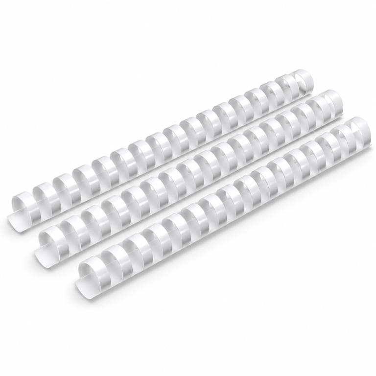 Binding Combs — 22MM - WHITE - 195 PAPER - 8/7” — MS22MMWT