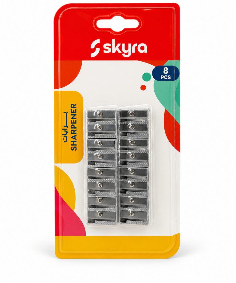 SK49 Single-Hole Pencil Sharpeners, Pack of 8