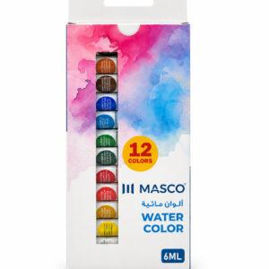 Watercolor Paint Set 12 Colours 6 ml Tubes