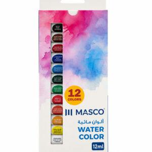 Watercolor Paint Set 12 Colours 12 ml Tubes