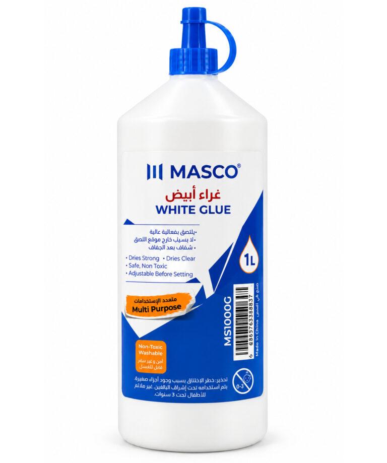 White Glue, Multi-Purpose, Non-Toxic & Washable, 1 L