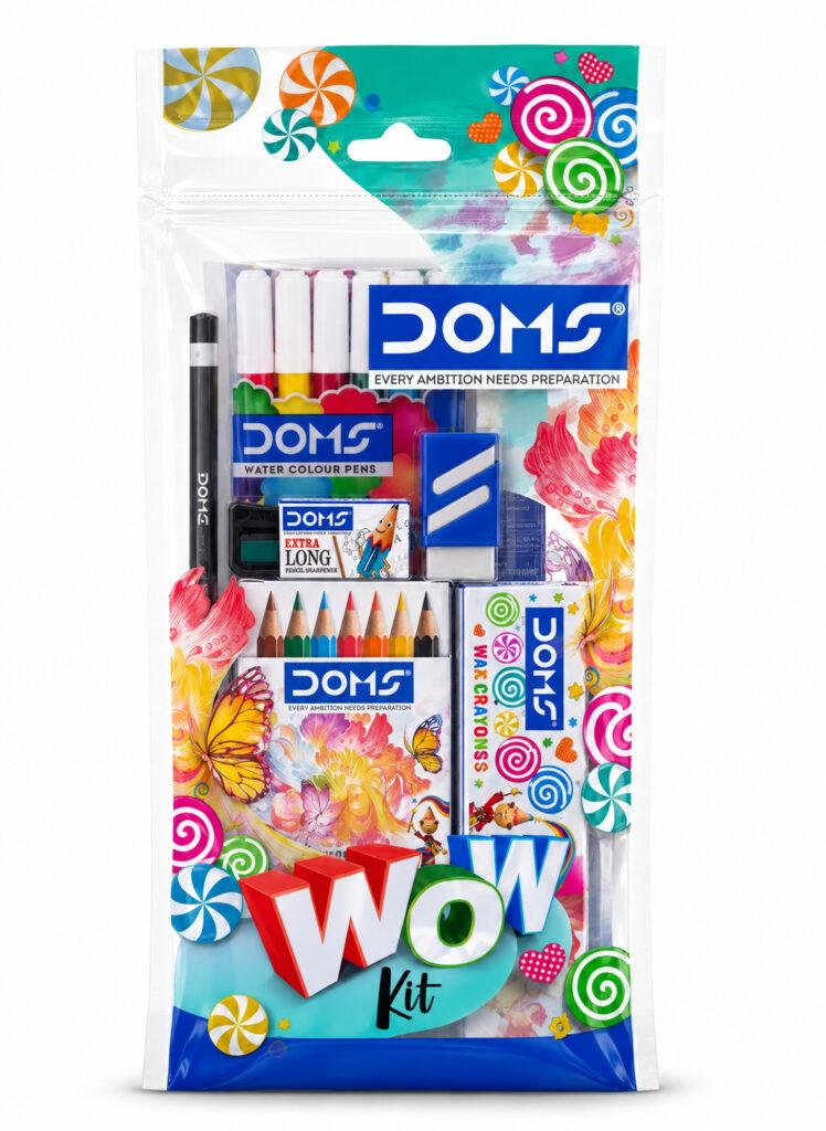 Kids Art Kit with Wax Crayons, Colour Pencils & Water Colour Pens, 1 Set