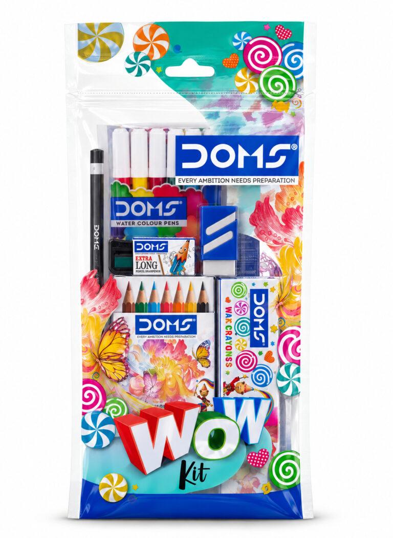 Kids Art Kit with Wax Crayons, Colour Pencils & Water Colour Pens, 1 Set