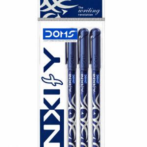 Inxify 0.7 mm Ballpoint Pens with Ergonomic Grip, Blue Ink, Pack of 5