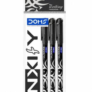 Inxify 0.7 mm Ballpoint Pens with Ergonomic Grip, Black Ink, Pack of 5